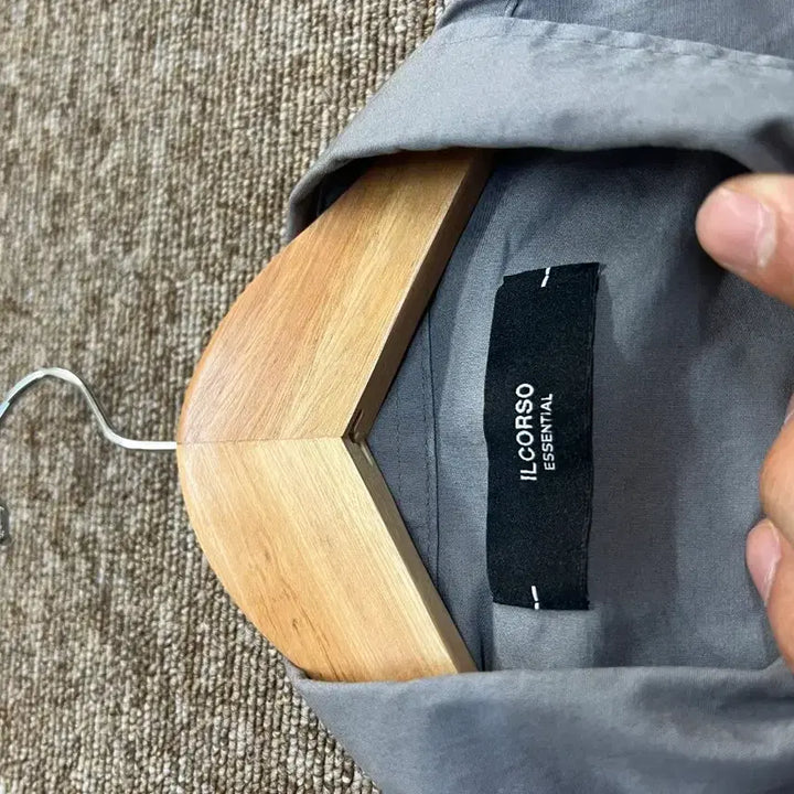 [BUNJANG] Il Corso Essential Grey Shirt M / 일꼬르소 에센셜 그레이 셔츠 M