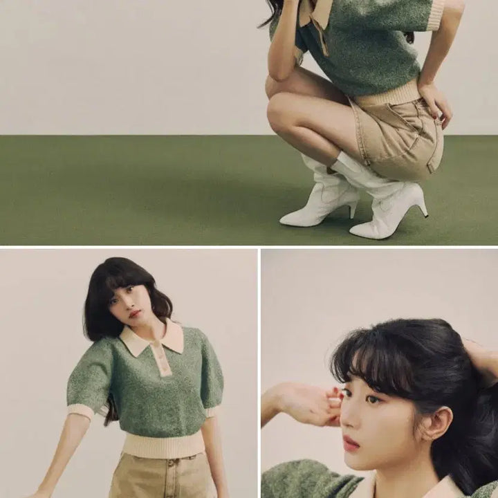 [BUNJANG] ON&amp;ON Boucle Collar Knit (55 Size) / 온앤온 부클 카라 니트