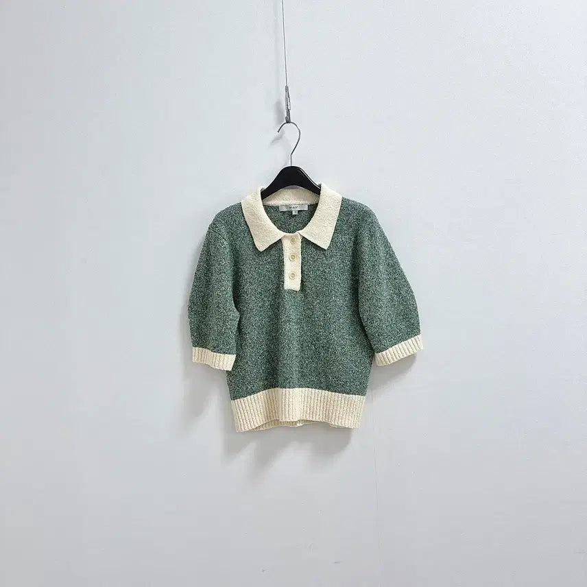 [BUNJANG] ON&amp;ON Boucle Collar Knit (55 Size) / 온앤온 부클 카라 니트