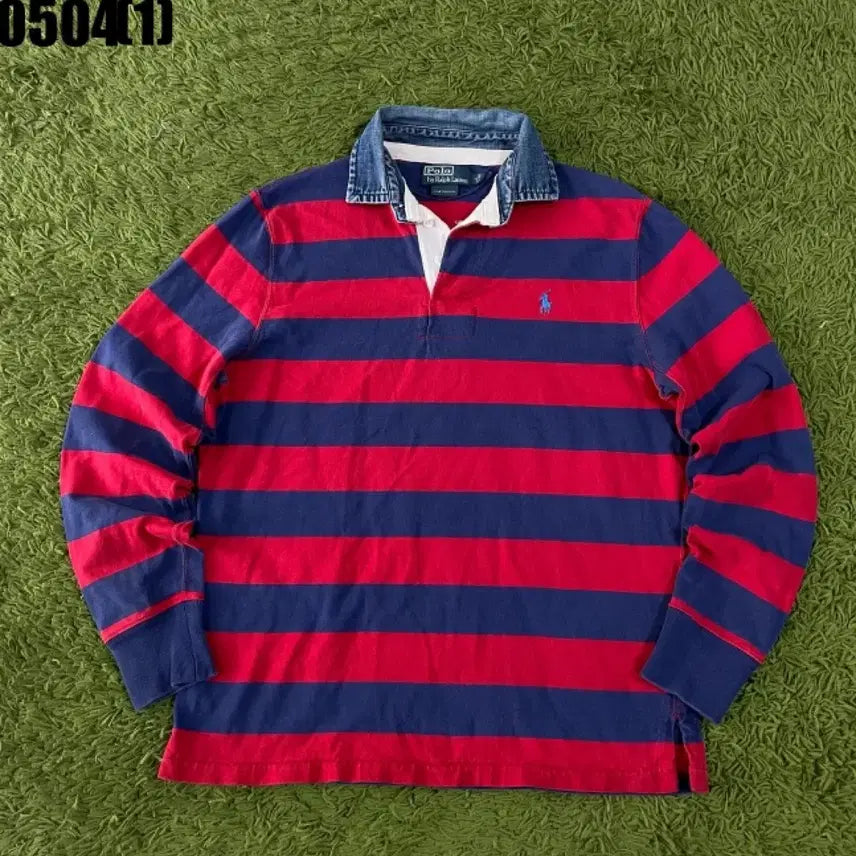 [BUNJANG] Polo Long Sleeve T-Shirt / 폴로 긴팔티