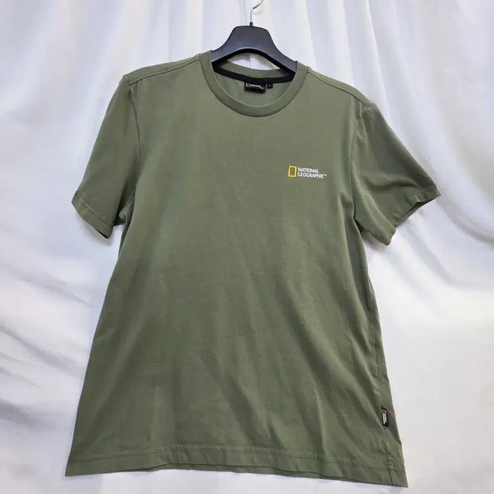 [BUNJANG] National Geographic Unisex Short Sleeve T-Shirt Khaki Size 100 / 내셔널지오그래픽남녀 반팔 티셔츠 카키색100