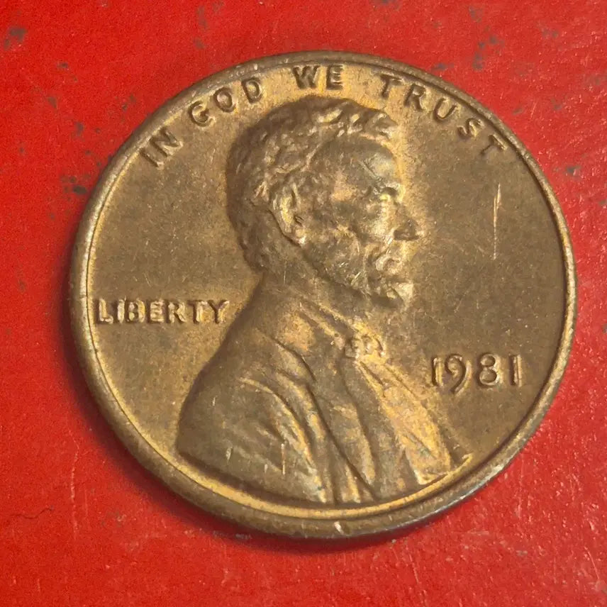 [BUNJANG] 1981 US 1 Cent Coin / 1981 미국 1센트 동전 M2216