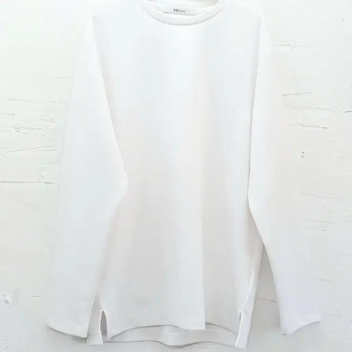 [BUNJANG] ZIO SONGZIO Summer Semi Oversized Long Sleeve T-Shirt White Size 100 / 지오송지오 여름 세미 오버핏 롱 슬리브 100