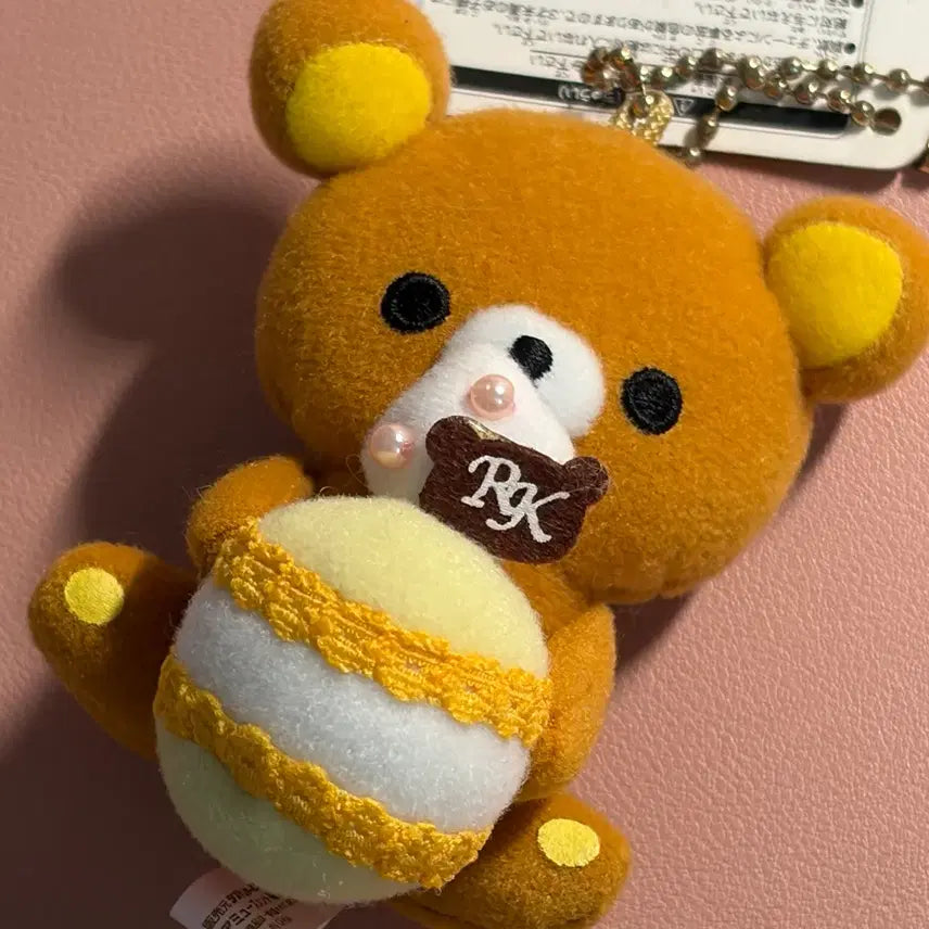 [BUNJANG] Rilakkuma Macaron Classic Doll Keychain / 리락쿠마 마카롱 고전 인형 키링