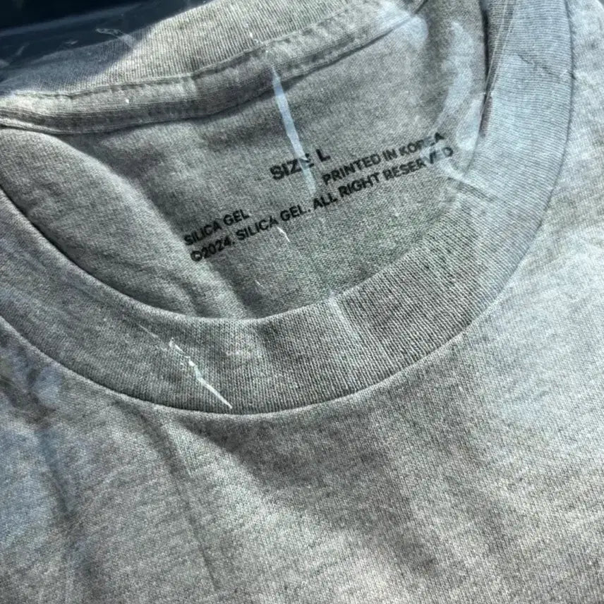 [BUNJANG] Silica Gel Kyo 181 T-Shirt Gray (L) / [미개봉 새상품] 실리카겔 Kyo181 반팔 쿄 티셔츠 2 (L)