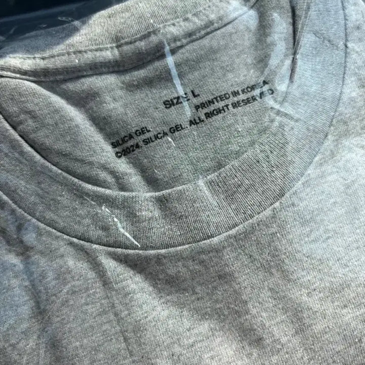 [BUNJANG] Silica Gel Kyo 181 T-Shirt Gray (L) / [미개봉 새상품] 실리카겔 Kyo181 반팔 쿄 티셔츠 2 (L)