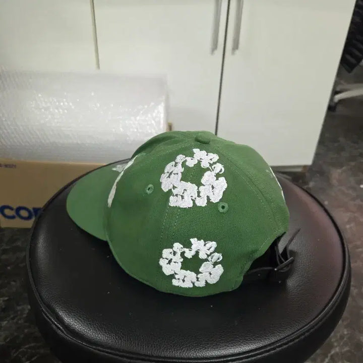 [BUNJANG] Denim Tears Cotton Wreath Cottonless Ball Cap Green / 데님 티어스 코튼리스 볼캡 그린