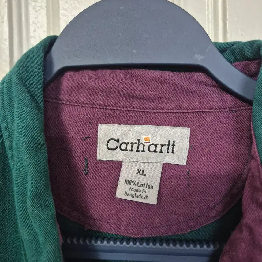 [BUNJANG] Carhartt Green Long Sleeve Shirt XL / 칼하트 그린 긴팔 셔츠 XL