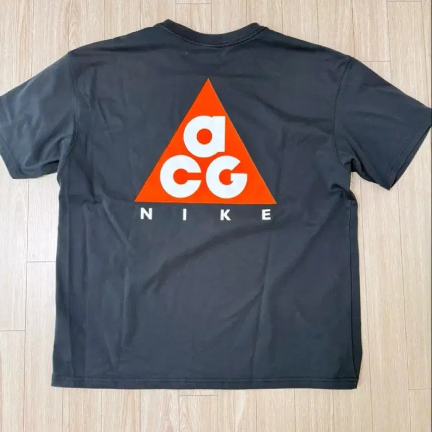 [BUNJANG] Nike ACG Black Short Sleeve T-Shirt / 나이키 ACG 블랙 반팔 티셔츠( 아시아핏,공홈구매)
