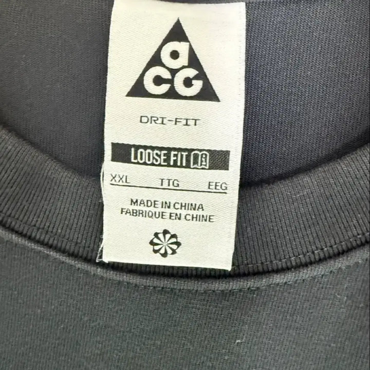 [BUNJANG] Nike ACG Black Short Sleeve T-Shirt / 나이키 ACG 블랙 반팔 티셔츠( 아시아핏,공홈구매)