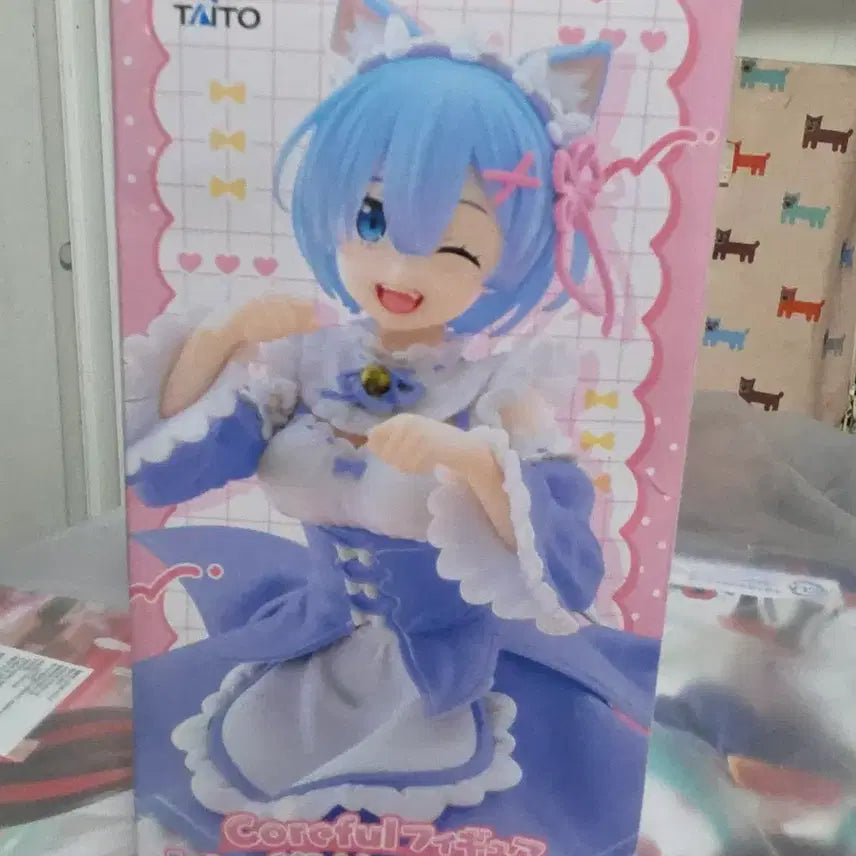 [BUNJANG] Rem Cat Ear Figure / 리제로 렘 고양이귀 피규어