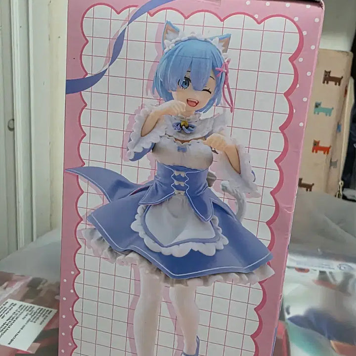 [BUNJANG] Rem Cat Ear Figure / 리제로 렘 고양이귀 피규어