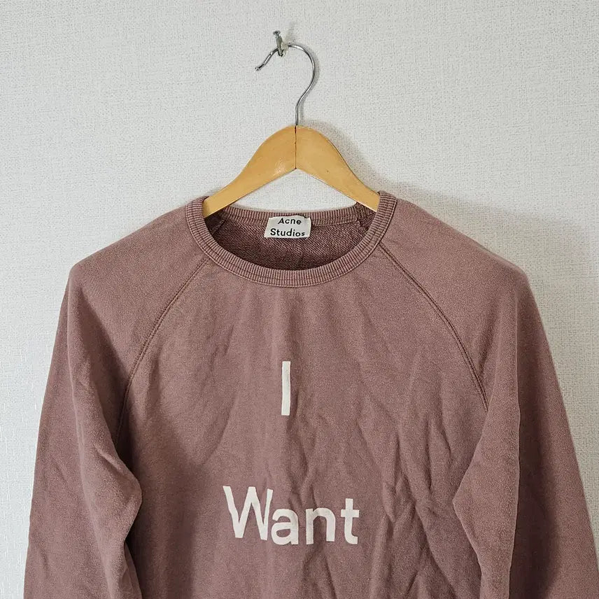 [BUNJANG] Acne Studios Round Neck Sweatshirt Soft Terry M / 아크네스튜디오 정품 라운드넥 맨투맨 티셔츠 소프트테리 M
