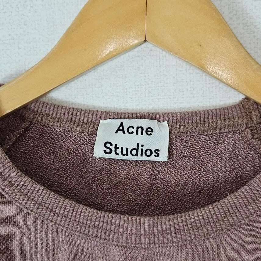 [BUNJANG] Acne Studios Round Neck Sweatshirt Soft Terry M / 아크네스튜디오 정품 라운드넥 맨투맨 티셔츠 소프트테리 M