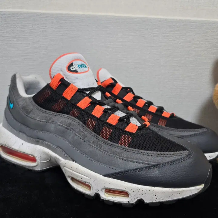 [BUNJANG] Nike Air Max 95 OG Grey/Orange Sneakers / 나이키 에어맥스 95 OG 그레이/오렌지