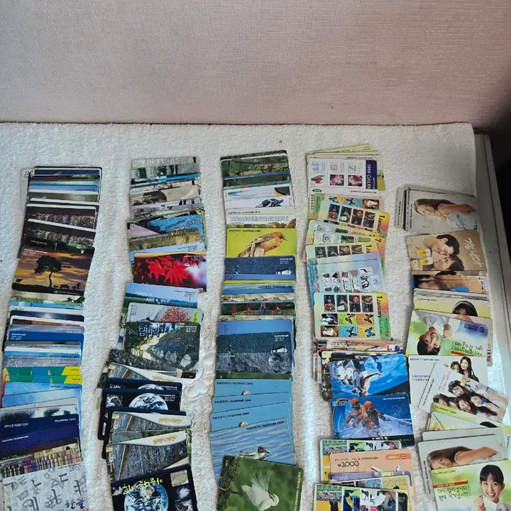 [BUNJANG] Vintage Public Payphone Cards Bundle (500 pcs) / 근대사 옛날 공중전화카드 500장 일괄 소장 디피용