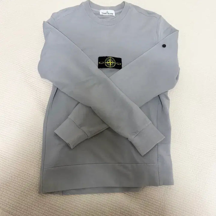 [BUNJANG] Stone Island Sweatshirt Grey / 스톤 아일랜드 맨투맨 그레이