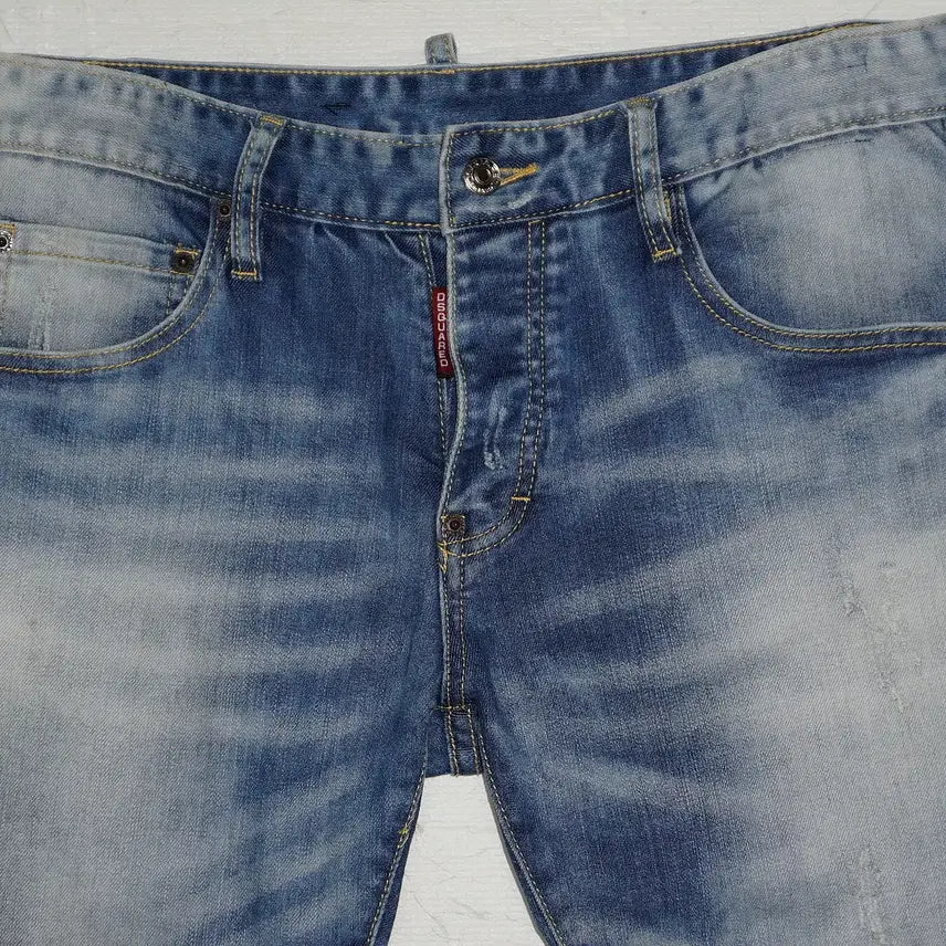 [BUNJANG] DSQUARED2 Slim Straight Fit Washed Jeans / (34사이즈) 디스퀘어드2 청바지