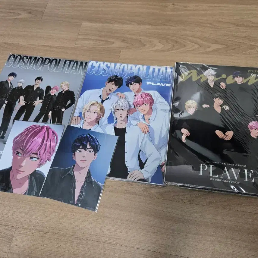[SOLD OUT] 새상품 미개봉 플레이브 코스모폴리탄 앙앙 잡지 부록 포함 미개봉 엽서