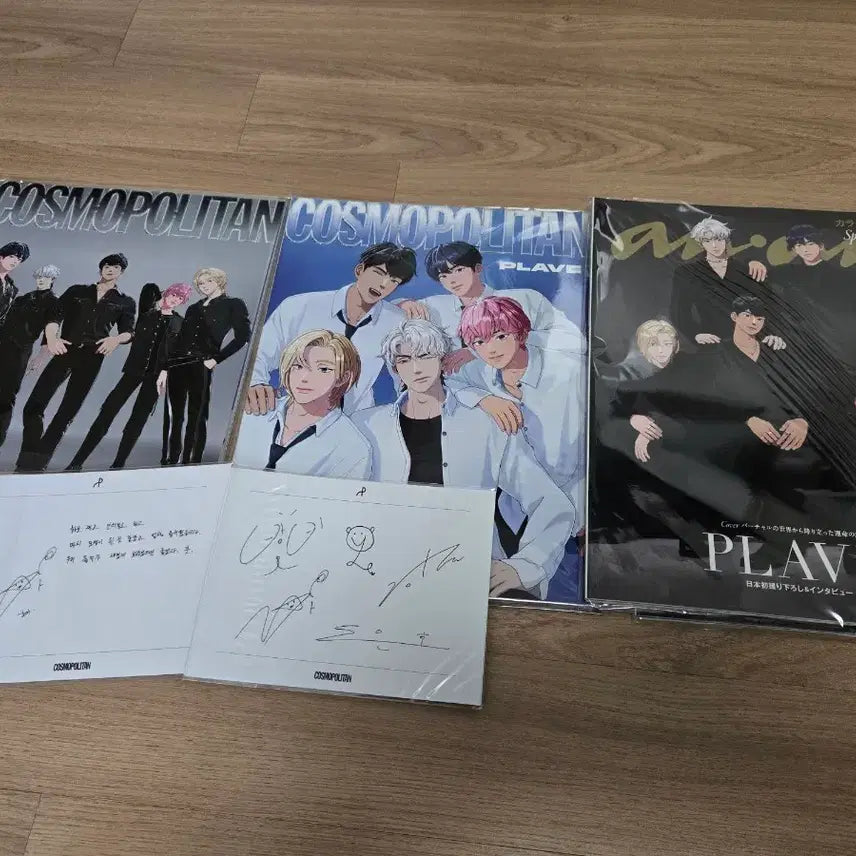 [SOLD OUT] 새상품 미개봉 플레이브 코스모폴리탄 앙앙 잡지 부록 포함 미개봉 엽서
