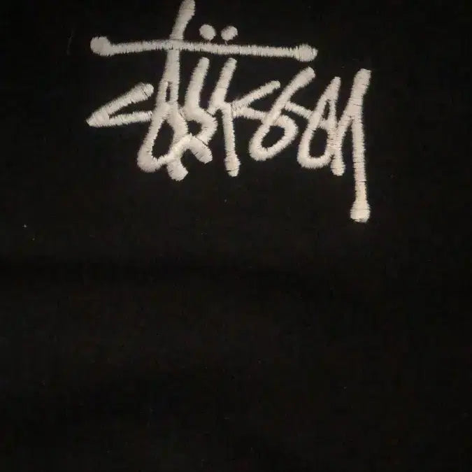 [BUNJANG] Stussy Black Hoodie / 스투시 블랙 후드티