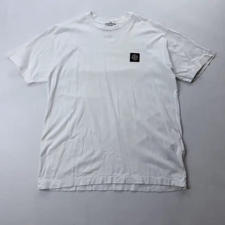 [BUNJANG] Stone Island Logo Patch Short Sleeve T-Shirt / 스톤아일랜드 로고패치 반팔 티셔츠