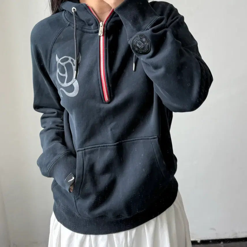 [BUNJANG] Nike Half-Zip Sweatshirt / [M] 나이키 반집업