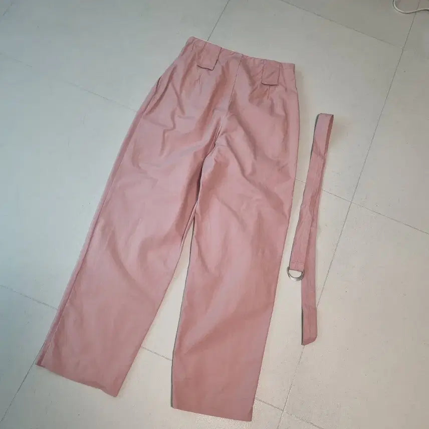 [BUNJANG] Orr Pink Wide Leg Pants - Women&
