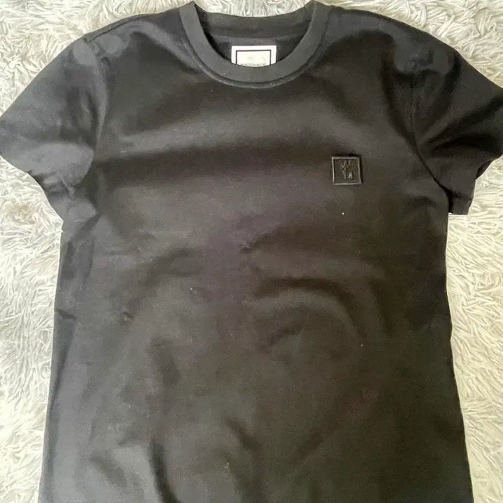 [BUNJANG] WooYoungMi Flower Back Logo Short Sleeve T-Shirt Size 36 / [새상품급/36] 우영미 플라워 백로고 반팔