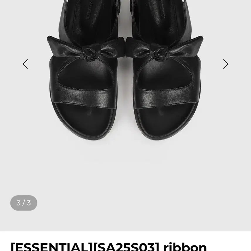 [BUNJANG] Salondeju Ribbon Sandals Size 37 / (거의새것) 살롱드쥬 리본 샌들 37 (16.8)