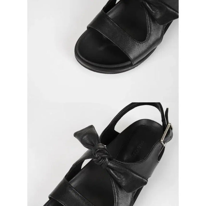 [BUNJANG] Salondeju Ribbon Sandals Size 37 / (거의새것) 살롱드쥬 리본 샌들 37 (16.8)