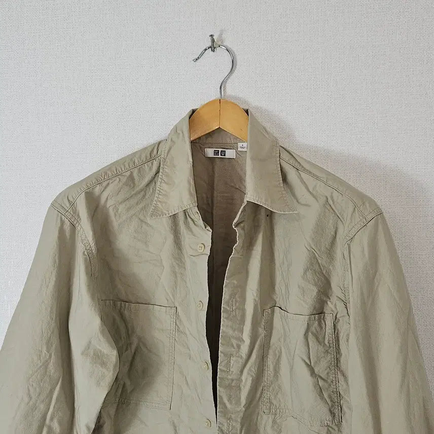 [BUNJANG] Uniqlo U Utility Overshirt Woven Pocket Jacket / 유니클로 U 유틸리티 오버 워크셔츠 우븐 포켓 자켓 S 100