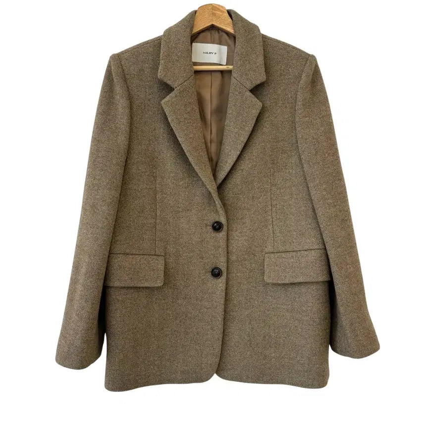 [BUNJANG] Nilby P Wool Alpaca Jacket Size 34 / 닐바이피 Nilby p 울 알파카 자켓 34 정품