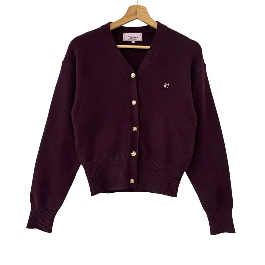 [BUNJANG] Rolala Korea Wool Blended Basic Cardigan (Free Size) / 로라로라 울 블렌디드 베이직 가디건 F 정품