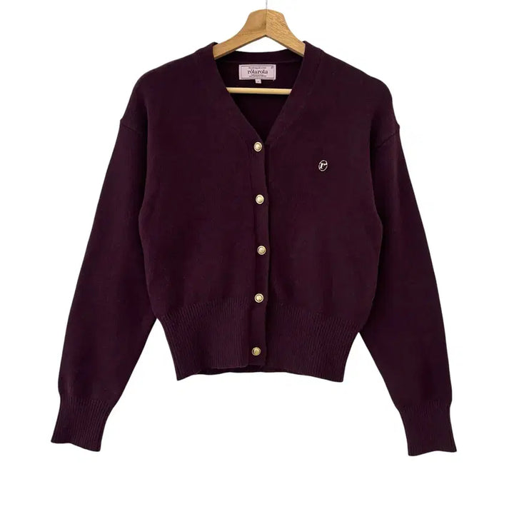 [BUNJANG] Rolala Korea Wool Blended Basic Cardigan (Free Size) / 로라로라 울 블렌디드 베이직 가디건 F 정품