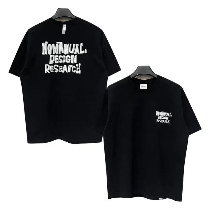 [BUNJANG] Nomaterial DOODLE Logo T-Shirt L / 노매뉴얼 DOODLE 로고 반팔티 L