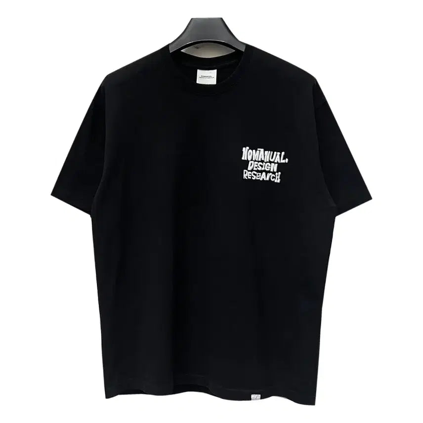 [BUNJANG] Nomaterial DOODLE Logo T-Shirt L / 노매뉴얼 DOODLE 로고 반팔티 L