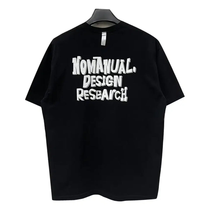 [BUNJANG] Nomaterial DOODLE Logo T-Shirt L / 노매뉴얼 DOODLE 로고 반팔티 L