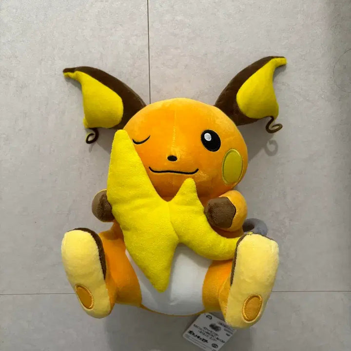 [BUNJANG] Pokemon Raichu Plush Doll (Approx. 25cm) / 포켓몬 라이츄 인형 누이구루미 꼬리