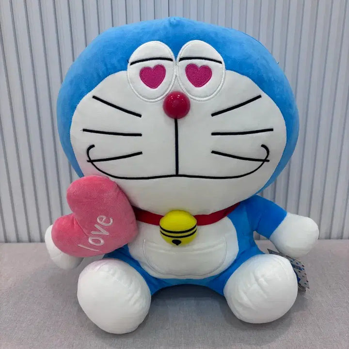 [BUNJANG] Doraemon Love Plush Toy - Medium-Large Size / 도라에몽 봉제인형 Love 중대형인형