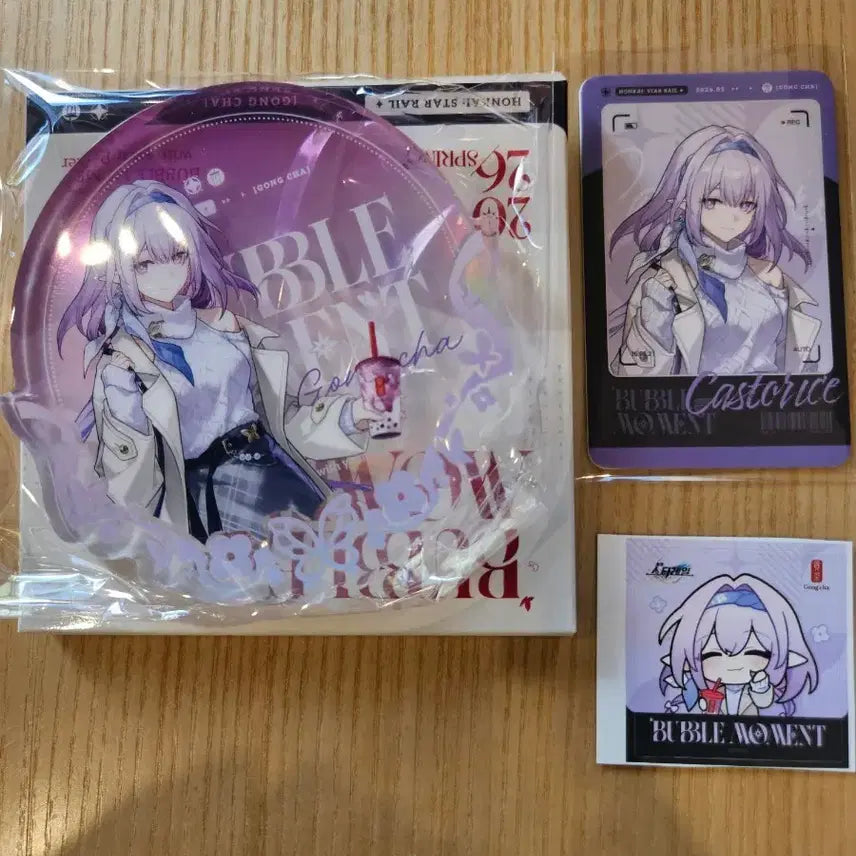 [BUNJANG] Honkai: Star Rail Castoris Acrylic Coaster / 붕괴 스타레일 공차 카스토리스 아크릴 코스터 굿즈