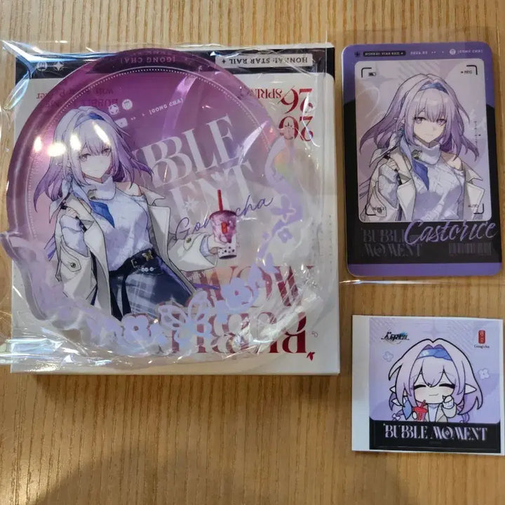 [BUNJANG] Honkai: Star Rail Castoris Acrylic Coaster / 붕괴 스타레일 공차 카스토리스 아크릴 코스터 굿즈