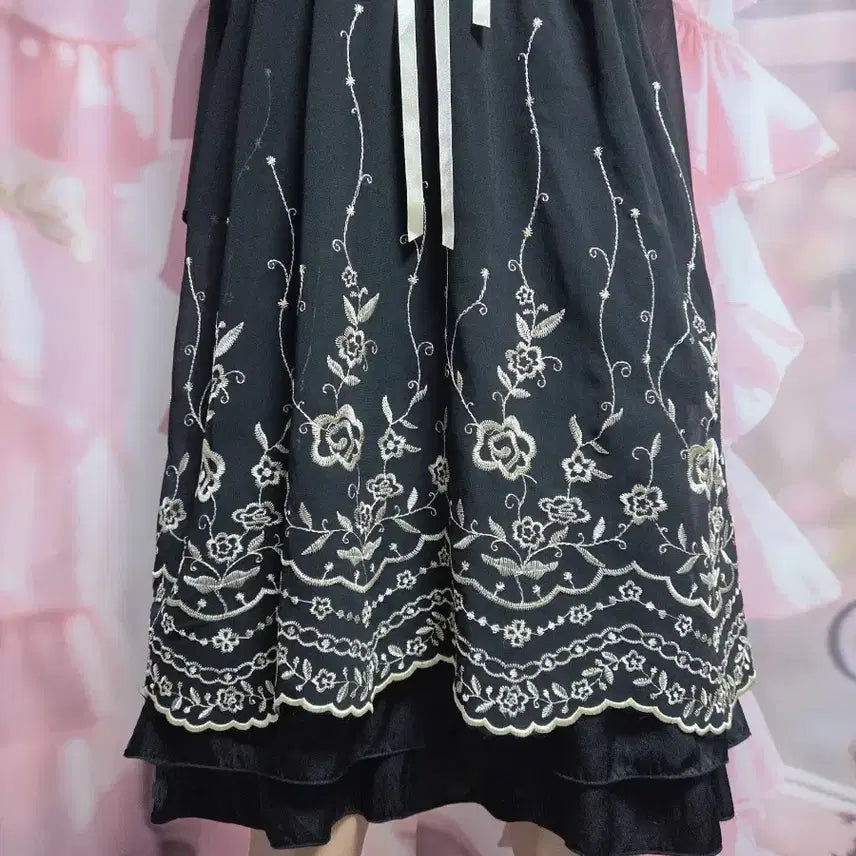 [BUNJANG] Axis Farm See-Through Dress Coordinate Set / 엑시즈팜깔 시스루원피스 코디세트