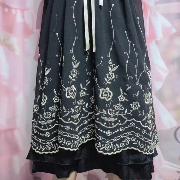 [BUNJANG] Axis Farm See-Through Dress Coordinate Set / 엑시즈팜깔 시스루원피스 코디세트