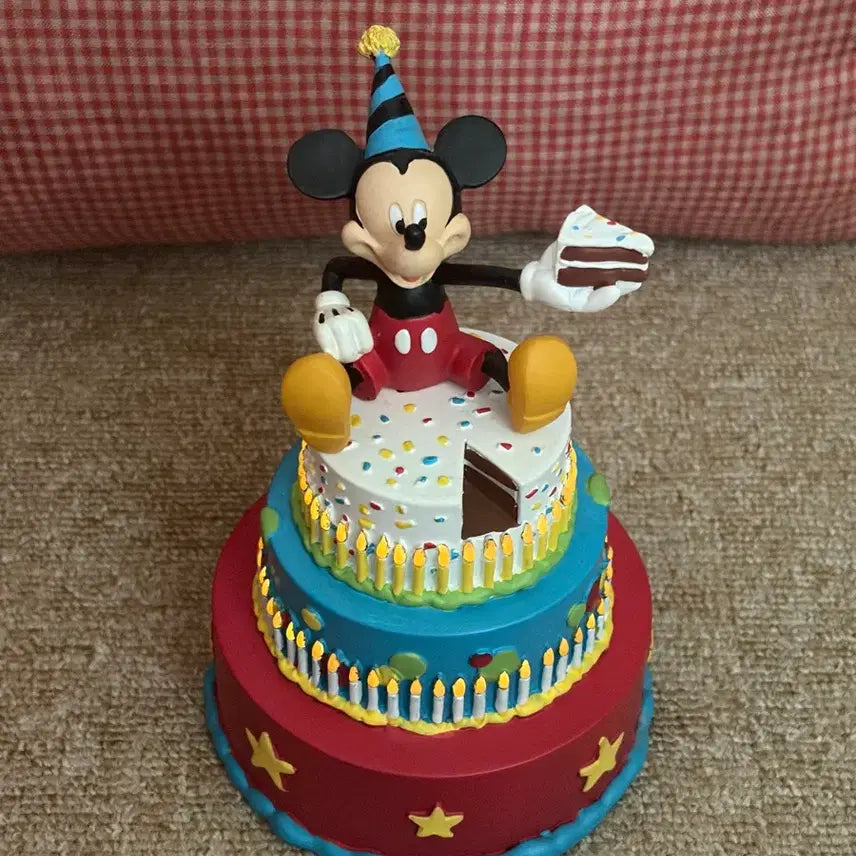 [BUNJANG] Disney Mickey Mouse Cake Figurine with Light / 디즈니 미키마우스 케이크 피규어