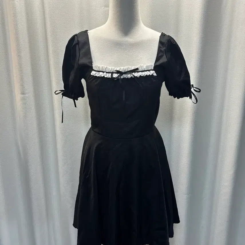 [BUNJANG] Black Maid Outfit Dress / 블랙 메이드복 의상 원피스