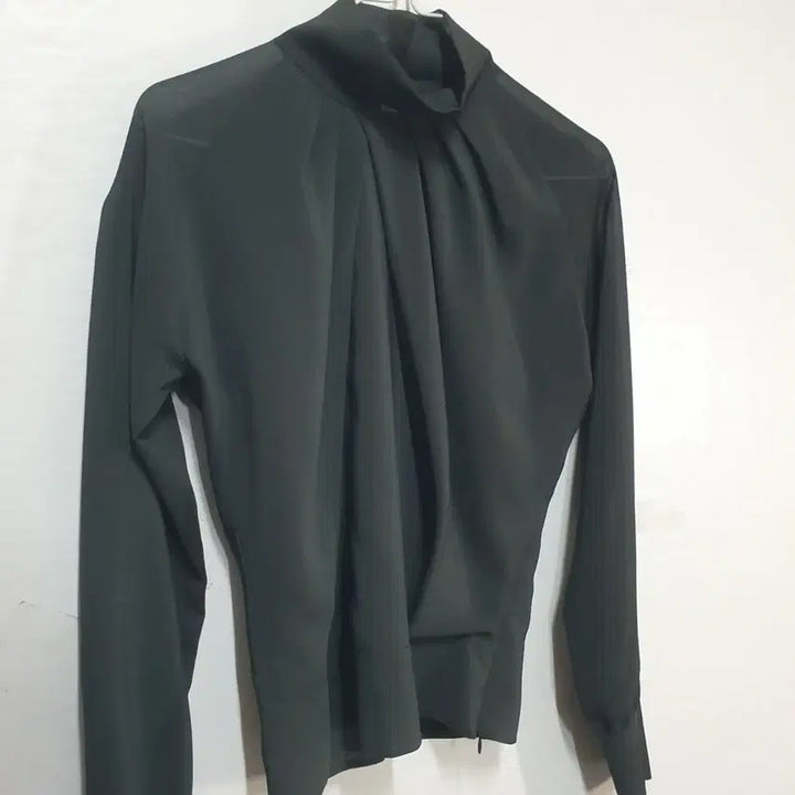 [BUNJANG] SYSTEM High Neck Shirring Blouse / 시스템 하이넥 셔링 블라우스