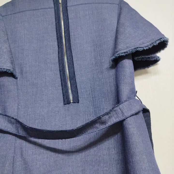 [BUNJANG] System Ruffled Sleeve Mini Dress / 시스템 러플소매 미니 원피스