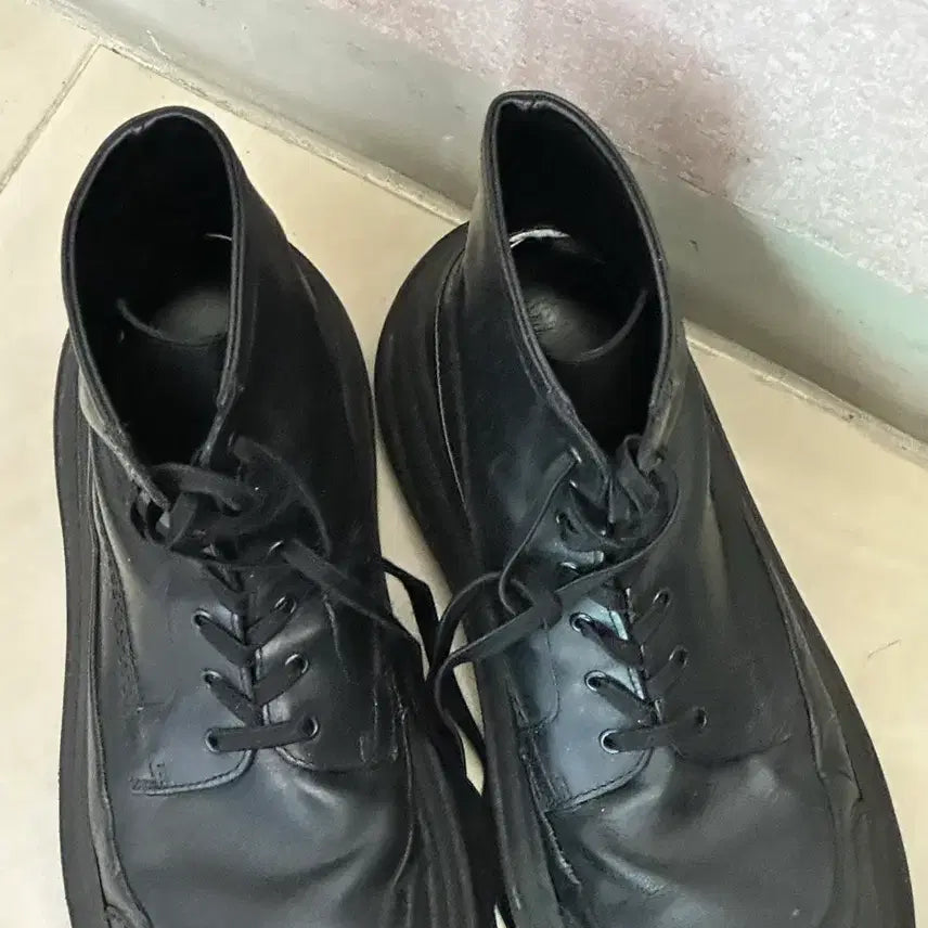[BUNJANG] Zara Studio Nicholson Leather Boots Black Size 45 / 자라 스튜디오 니콜슨 레더 부츠 블랙 45사이즈