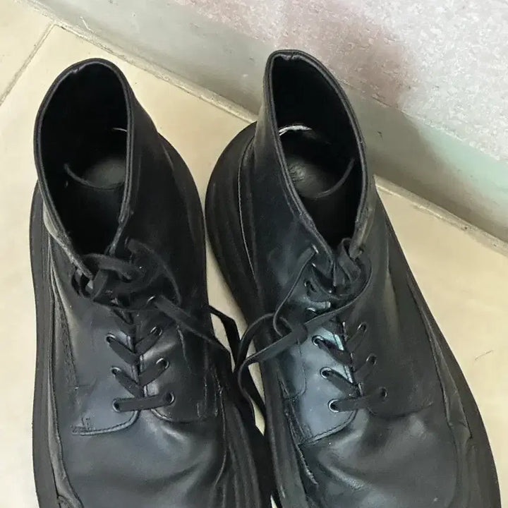 [BUNJANG] Zara Studio Nicholson Leather Boots Black Size 45 / 자라 스튜디오 니콜슨 레더 부츠 블랙 45사이즈